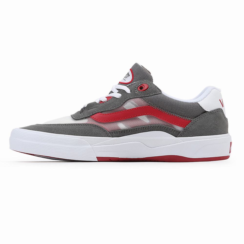 Tenis vans sales hombre rojas